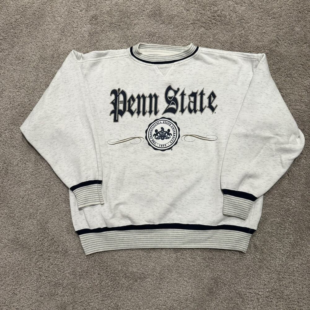 Vintage 90s Penn State Nittany Lions NCAA Collegiate Spellout Sweatshirt Size XL